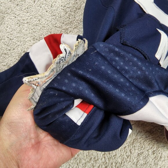New York Rangers 2018 NHL Winter Jersey Blue Size Large L 52 DAMAGED SEE PHOTOS - Picture 7 of 8